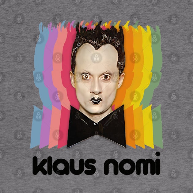 Klaus Nomi / Retro Fan Art Design by DankFutura